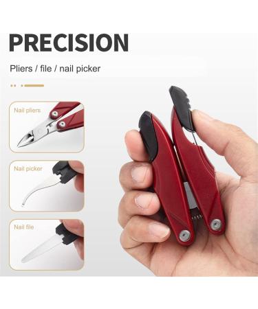 Nail Clipper for Thick Nails Nail Nipper Stainless Steel Beauty Pedicure Care Clipper Portable Travel DIY Trimming Clipping Salon Pocket Foot Plier Scissors (Color : C White) - Buy Online on GoSupps.com