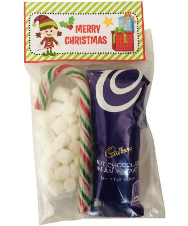 Santa Elf & Snowman Soup - Christmas Eve Box Hot Chocolate Marshmallows Mini Choc & Candy Cane Hot Choc Gift Stocking Filler - Bundle of 3 - Buy Online on GoSupps.com