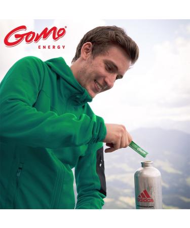 Gomo Energy Vital Drink - Blood Orange | High-Dose Caffeine Zinc Magnesium & Vitamin B Complex | 30 Stevia-Sweetened Portions | International Shipping Available - Buy Online on GoSupps.com