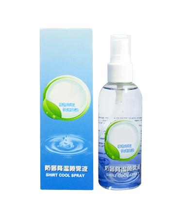 Instant Cooling Spray - 80ML Summer Cooling Mist | Gentle Soothing Summer Spray | Moisturizing Cooling Face Spray Portable Body Cooler Instant Cool Spray for Hiking Camping Walking