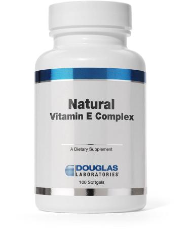 Douglas Laboratories Natural Vitamin E Complex | Mixed tocopherols for Superior Antioxidant Protection | 100 Capsules Standard Packaging