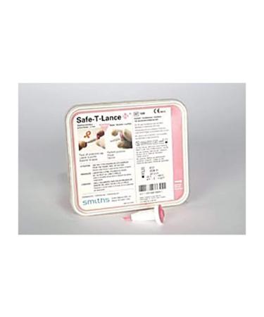 MDX 1014 Saf-T-Lance Plus Safety Lancet 21G Needle Normal Flow Color Code Green (Pack of 150)