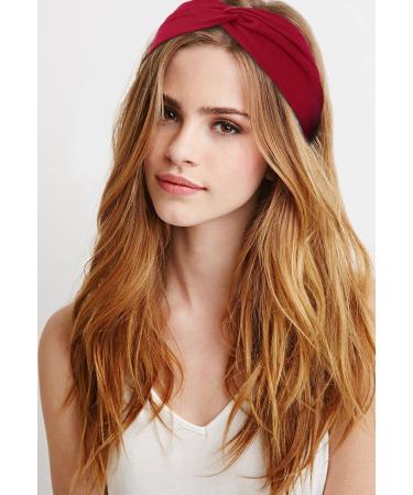 Buy Wide Elastic Hair Straps for Women - 4 PCS Soft Boho Headbands | Multi-Colored Yoga & Sport Accessories - Buy Online on GoSupps.com