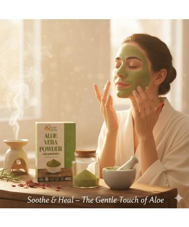 Herbs Botanica Aloe Vera Powder 100% Pure & Natural Aloe Powder for Hair Skin & DIY Beauty Food-Grade Aloe Vera for Hair Growth & Natural Skincare 2 oz Resealable Pack - Buy Online on GoSupps.com
