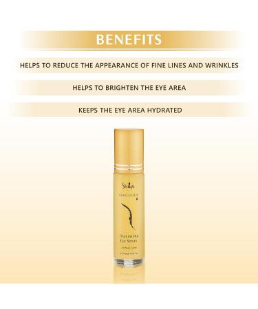 Shira Shir-Gold Illuminating Eye Serum - Reduces Fine Lines & Dark Circles, Hydrates Eye Area - 10 ML - Buy Online on GoSupps.com