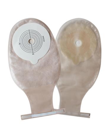 STESWOCE 10 PCS Colostomy Bags One Piece Drainable Pouches with Closure for Ostomy Stoma Care Cut to Fit 20-65mm