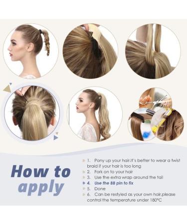 Black Braid Hair Extension - 80g Real Human Hair Ponytail - 50cm Remy Straight Black #1b - Buy Online on GoSupps.com