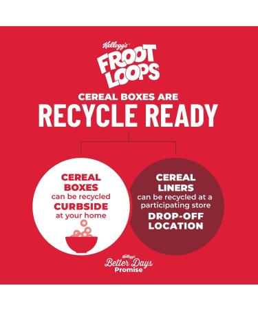 Kellogg's Froot Loops with Marshmallows Cereal - Fruit Flavored Breakfast Snacks | 10.5oz Box - Buy Online on GoSupps.com