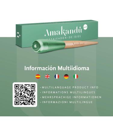 Eye Massage Device for Tear Bags & Dark Circles | Buchenholz Massager with Aventurine | Relaxation & Skin Beauty - Buy Online on GoSupps.com