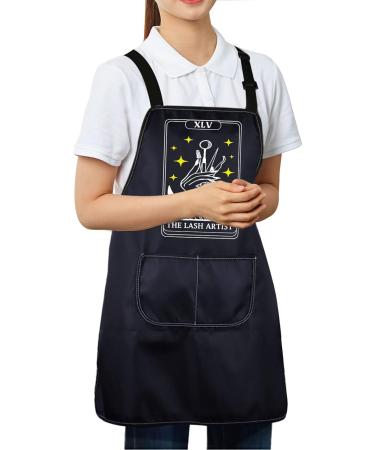CENWA Lash Tech Apron | Adjustable Beauty Salon Apron for Lash Artists | Tarot Design - Buy Online on GoSupps.com