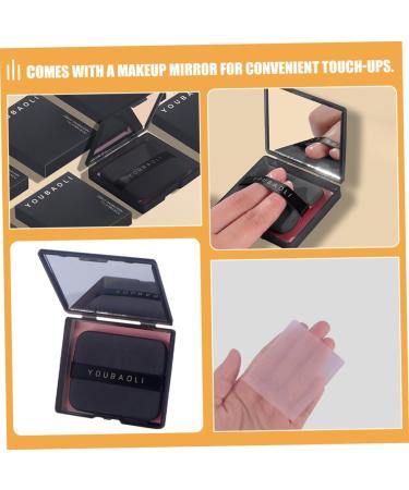 HAPINARY 2 Sets Oil Absorbing Paper with Puff Paper for Oil Absorbing Face Oil Cleaning Paper Oil Absorbing Tools Facial Oil Cleaning Paper Blotting Paper for Oily Skin Oil Blotting Paper - Buy Online on GoSupps.com