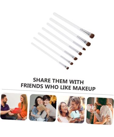 NOLITOY Makeup Supplies 7pcs Eye Shadow Brush Set Eye Blending Brush Eyeshadow Eyeshadow Applicator Makeup Makeup Tool - Buy Online on GoSupps.com