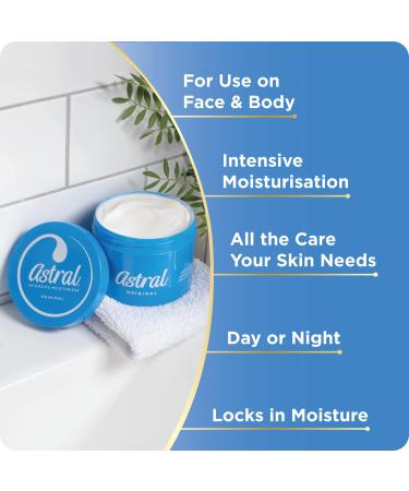 Astral Moisturising Cream 200ml: Hydrating Skin Care by Astral - Buy Online on GoSupps.com
