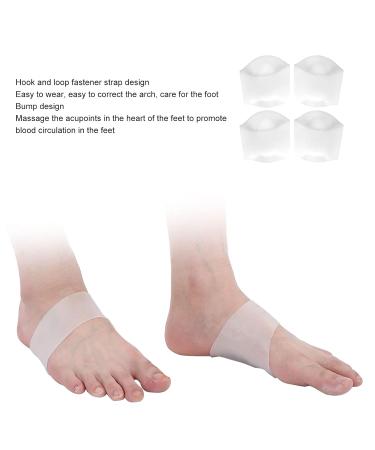 Flat Foot Socks & Insoles for Women and Men - Thick Cushions for Outdoor Comfort | Size L (White) - Buy Online on GoSupps.com