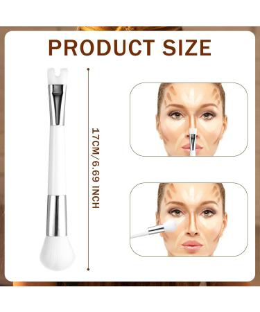 Shop U Shape Nose Brush - 2 in 1 Contour Brush for Cheeks & Highlight | Precision Makeup Tool - International Shipping Available - Buy Online on GoSupps.com