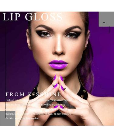 Kisshine Purple Velvet Liquid Lipstick - Matte Lipgloss for Costume Parties | Gift for Women and Girls - Buy Online on GoSupps.com