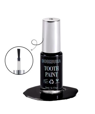 BOBISUKA Black Tooth Paint - Professional Makeup for Cosplay Halloween Theater & Special Effects | Safe Quick Dry Realistic (5 ml - Buy Online on GoSupps.com