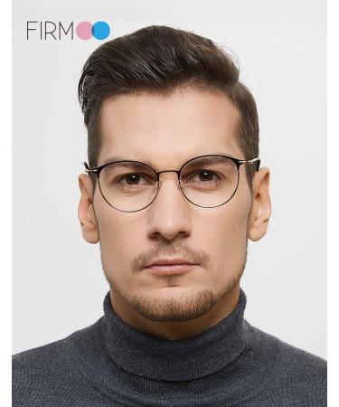 Firmoo Blue Light Blocking Reading Glasses for Women Round Computer Reader Glasses Reduce Eye Strain Fatigue Black 0.0 x - Buy Online on GoSupps.com