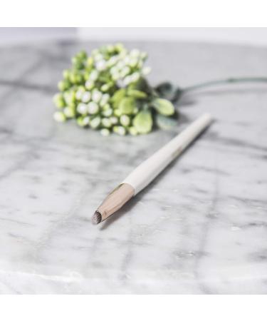 DESSINES Vegan Makeup Brush TU-785 - Professional Eyeliner Brush with Natural Wooden Handle | Cream White | International Shipping - Buy Online on GoSupps.com