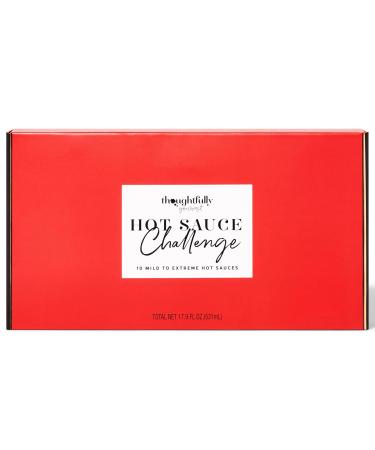 Thoughtfully Gifts Hot Sauce Challenge Gift Set - Pack of 10 Spicy Hot Sauces for a Fun Hot Sauce Challenge! - Buy Online on GoSupps.com