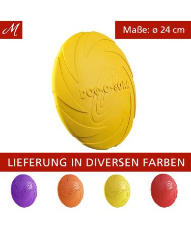 Buy Trixie Dog Disc - Natural Rubber Floating Frisbee (24 cm) in Various Colors | International Shipping Available - Buy Online on GoSupps.com