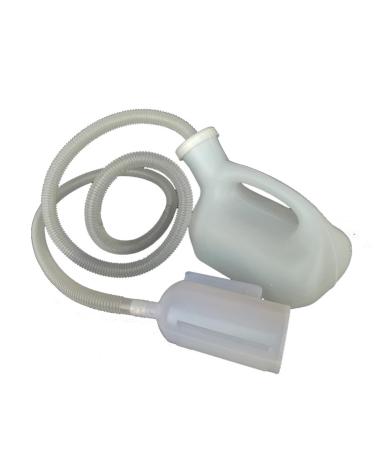 1100mL Thick Plastic Urinals Large Capacity Portable Urine Cup with Easy Grip Handle for Camping Car Travel Traffic Jam and Queuing