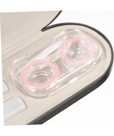 Shop LALAFINA Double-Layered Glasses Case Stylish Pink Storage for Snaps Contacts & Glasses | International Shipping - Buy Online on GoSupps.com