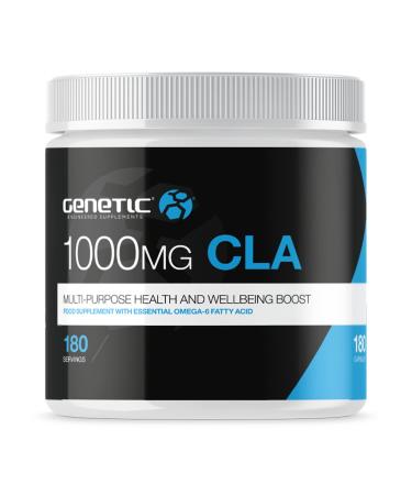 CLA Capsules - Genetic Supplements - Fat Burning Supplements - CLA Fat Burner - Sport Supplements - 180 Capsules