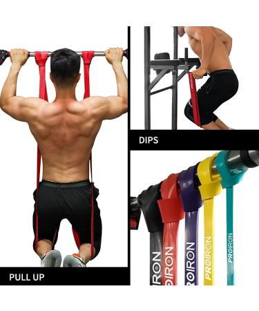 Proiron Resistance Bands - Assisted Pull up Bands for Powerlifting & Crossfit - Green (6.7-13kg) - Buy Online on GoSupps.com