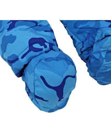 Baby Boys Winter Hooded Romper Snowsuit with Gloves Booties | Cotton Jumpsuit Outfits 6-9 Months - Buy Online on GoSupps.com