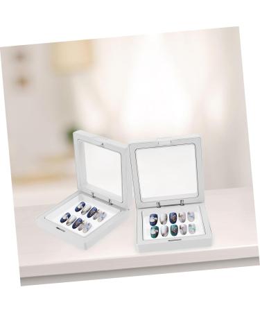 WOFASHPURET Acrylic Nail Tips Display Organizer Jewelry Display Stand 7x7cm White - Buy Online on GoSupps.com