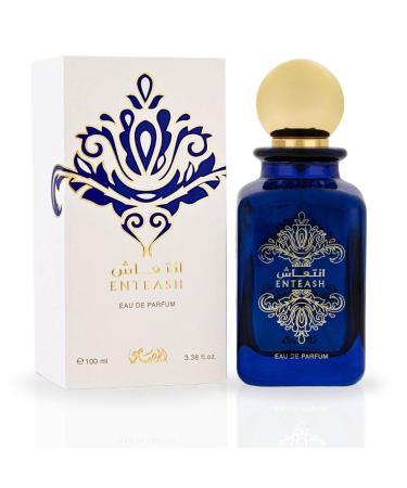 RASASI Enteash Eau De Parfum For Women Spray 100ML (3.38 OZ) Arabian Perfume For Women Refreshing Soft Spicy And Musky Fragrance Long Lasting Perfume For Women Luxurious Feminine Scent