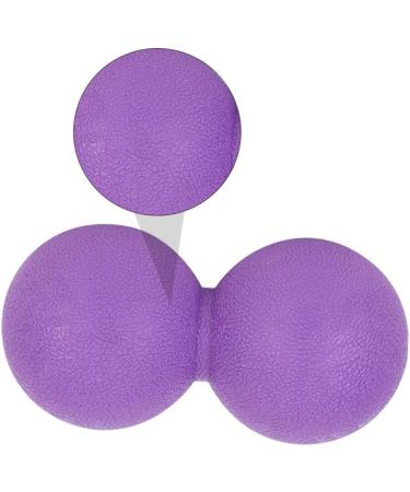 Beavorty Peanut Yoga Massage Ball & Roller - Double Muscle Relief & Lacrosse Trainer - Violet - Buy Online on GoSupps.com