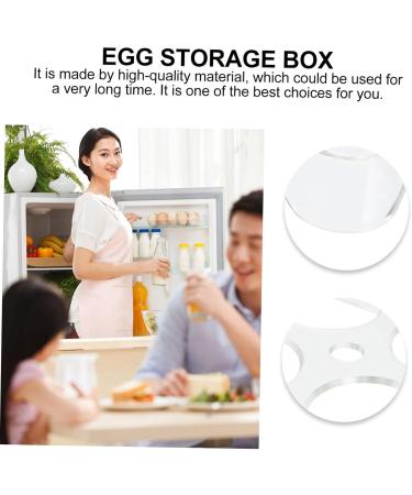 JOINPAYA 6 Eggs Tray Egg Storage Box Display Shelves Eggs Fridge Egg Drawer Tray Refrigerator Egg Case Container Box Food Assorted Color 14.8x9.7x2cm - Buy Online on GoSupps.com