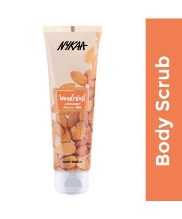 Nykaa Wanderlust Californian Almond Milk Body Scrub - Aloe Vera & Almond Oil for Smooth Skin (4.93 Oz) | Best International Shipping - Buy Online on GoSupps.com