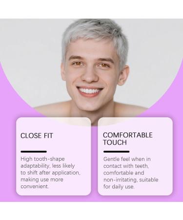 Bandes blanchissantes pour les dents Teeth whitening strips Bande blanchiment dentaire violet Bandes de blanchiment professionnel des dents pour blanchiment des dents limination des taches (1PACK) - Buy Online on GoSupps.com