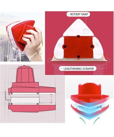 Double-Sided Window Cleaning Brush Glass Wiper Magnetic Cleaning Tools Outside Window Cleaner Magnetic 5-Gear Adjustable for high Rise Window - Buy Online on GoSupps.com
