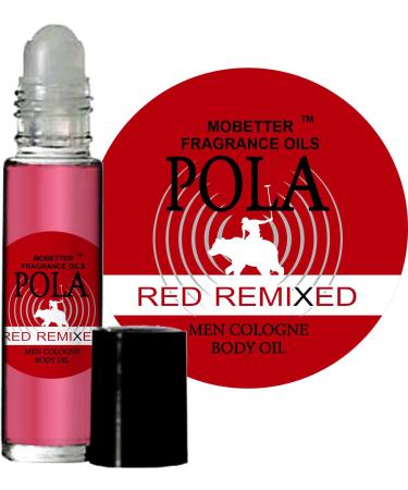 MOBETTER FRAGRANCE OILS Pola Red Remixed Cologne Body Oil for Men (10ml Roll On)