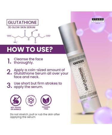 Glutathione 3D Glow Skin Serum | - Buy Online on GoSupps.com