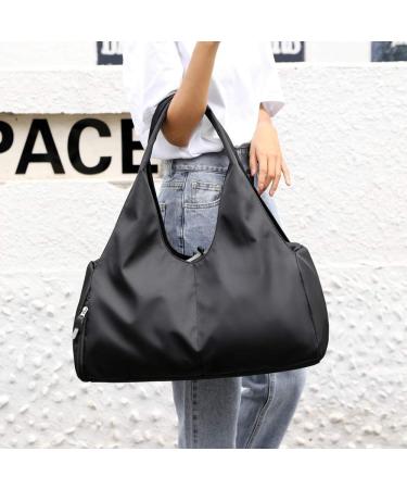Forestfish Duffel Bag - Gym Totes with Wet Pocket & Shoes Compartment - Black - Buy Online on GoSupps.com