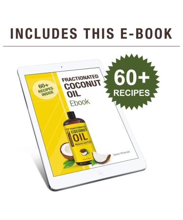 Organic Fractionated Coconut Oil 32 fl oz - Non-GMO, 100% Natural Massage & Carrier Oil for Skin, Hair & Aromatherapy - Lightweight & Pure - Essential Oil Base - 1 Pack - Buy Online on GoSupps.com