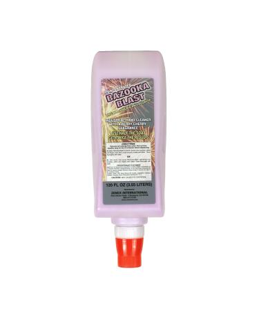 Zenex Bazooka Blast Hand Soap - Industrial Hand Cleaner | Heavy-Duty Shop Soap | Pumice-Powered Grease & Grime Remover | Berry Cherry Scent | Moisturizing | 3.55 L (1 Count)