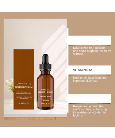 S rum Concentr Anti-Taches Visage Serum Vitamine C - Enrichi en Vitamine C + B + E Skin Care Cor enne les Teints Ternes - Contour Des Yeux Anti-Rides et Anti-Cernes Serum Hydratant Visage - 30 ml - Buy Online on GoSupps.com