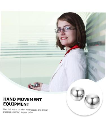 Fomiyes Stainless Steel Fitness Balls - Hand Rolling Massage Balls for Exercise & Training | Durable Metal Sports Toys - Buy Online on GoSupps.com
