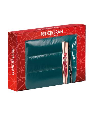 DEBORAH Deborah Milano Gift Idea No. 07 Including Instant Maxi Volume Mascara Pomegranate Oil and 24 Hour Eyeliner Pen Extra Black