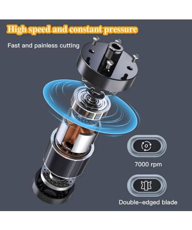 Buy Portable Electric Nose Hair Trimmer for Men & Women - Waterproof Painless Facial & Eyebrow Hair Removal (Blue - Buy Online on GoSupps.com