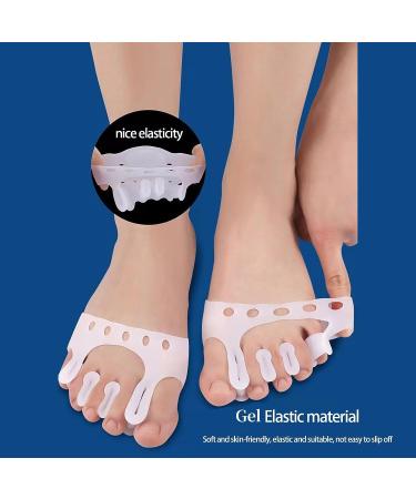 Hammer Toe Gel Spacers for Men and Women - Relief for Overlapping Toes, Bunions - Ideal for Running and Yoga - Buy Online on GoSupps.com