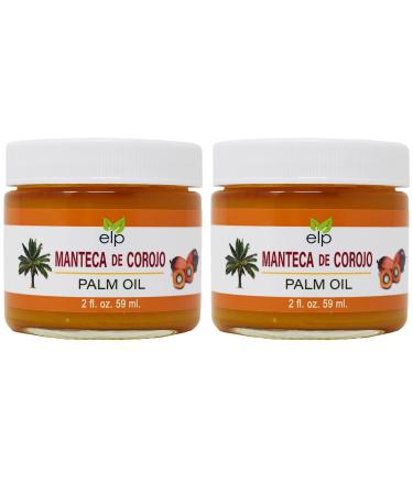ELP ESSENTIAL Palm Oil Manteca De Corojo 2 Oz Chanty Pack 2