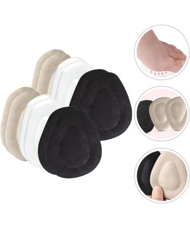 6 Pairs Forefoot Pad High Heel Inserts - Metatarsal Support Reusable Non-Slip Flannel Cushions for Pain Relief - Assorted Colors - Buy Online on GoSupps.com