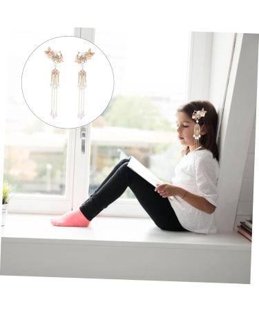 DOITOOL 1 Pair Hair Accessories Japanese Hair Pin Womens Hair Clips Tassel Hair Clip Bobby Bride Hair Accessory Hair Clip for Women Ancient Chinese To Hang Alloy Child Hairpin - Buy Online on GoSupps.com